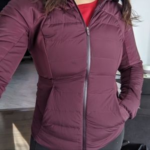 Lululemon Down For It All Jacket maroon